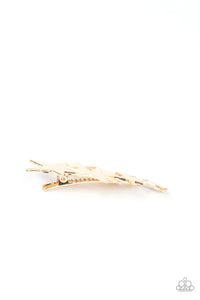 She STAR-ted It! - Gold Hair Clip - Paparazzi Accessories