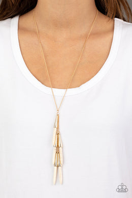 PRIMITIVE and Proper - White Necklace - Paparazzi Accessories