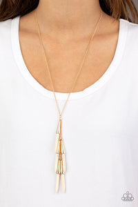 PRIMITIVE and Proper - White Necklace - Paparazzi Accessories