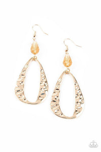 Enhanced Elegance - Gold Earrings - Paparazzi Accessories - Sassysblingandthings