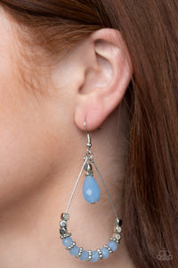 Lovely Lucidity - Blue Earrings - Paparazzi Accessories