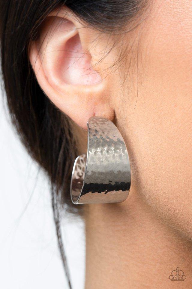 flatten-the-curve-silver-earrings