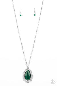 You Dropped This - Green Necklace - Paparazzi Accessories - Sassysblingandthings