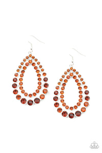 glacial-glaze-brown-earrings-paparazzi-accessories