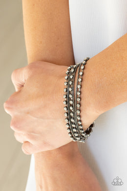 Thats a Smash! - Black Bracelet - Paparazzi Accessories