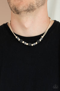 Island Quarry - Black Necklace - Paparazzi Accessories