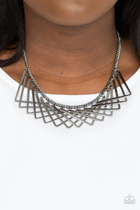 Metro Mirage - Black Necklace - Paparazzi Accessories