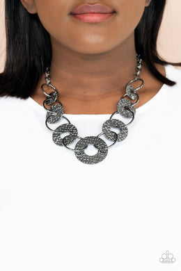 Industrial Envy - Black Necklace - Paparazzi Accessories