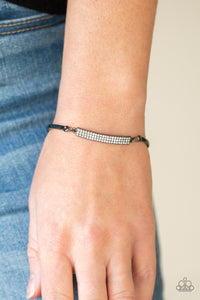 Showy Sparkle - Black Bracelet - Paparazzi Accessories