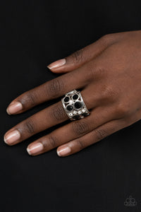 High Roller Royale - Black Ring - Paparazzi Accessories