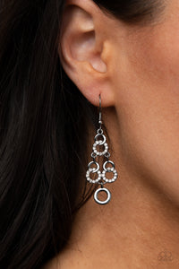 Luminously Linked - Black Earrings - Paparazzi Accessories