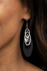 Ambitious Allure - Black Earrings - Paparazzi Accessories