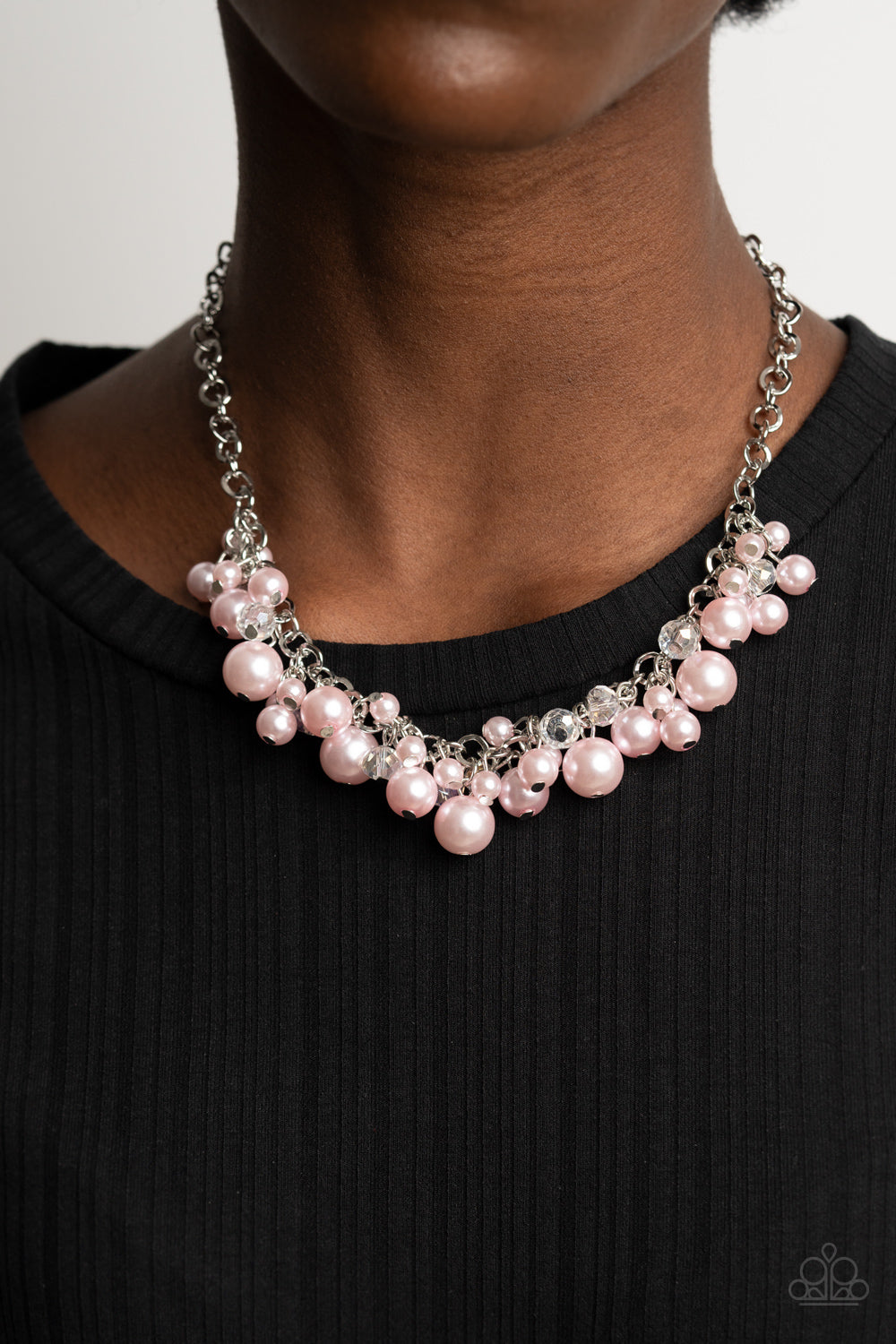 Positively PEARL-escent - Pink Necklace - Paparazzi Accessories