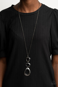 Gallery Artisan - Black Necklace - Paparazzi Accessories