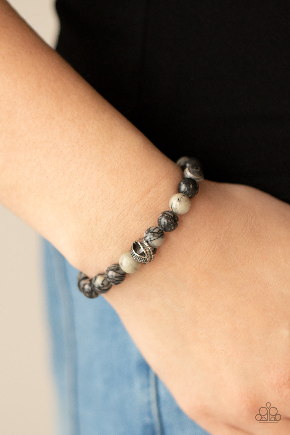 ZEN Commandments - Black Bracelet - Paparazzi Accessories