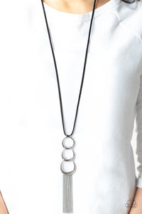 Industrial Conquest - Black Necklace - Paparazzi Accessories