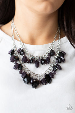 Midsummer Mixer - Black Necklace - Paparazzi Accessories