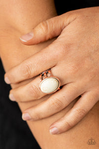 Divine Deserts - Copper Ring - Paparazzi Accessories