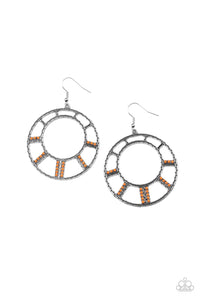 fleek-fortress-orange-earrings-paparazzi-accessories