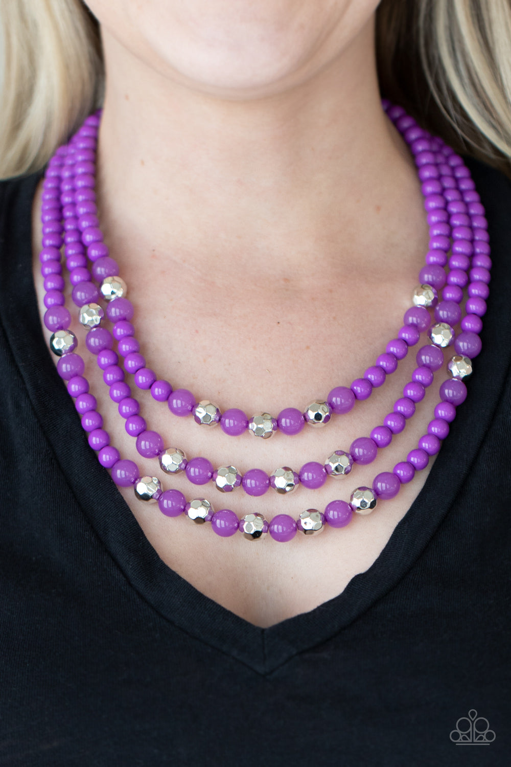 STAYCATION All I Ever Wanted - Purple Necklace - Paparazzi Accessories