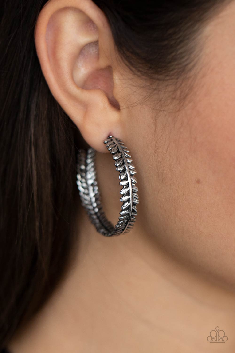 Laurel Gardens - Silver Earrings - Paparazzi Accessories