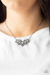 Deluxe Diadem - Black Necklace - Paparazzi Accessories