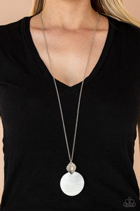 Tidal Tease - White Necklace - Paparazzi Accessories