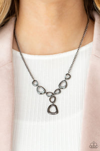 So Mod - Black Necklace - Paparazzi Accessories