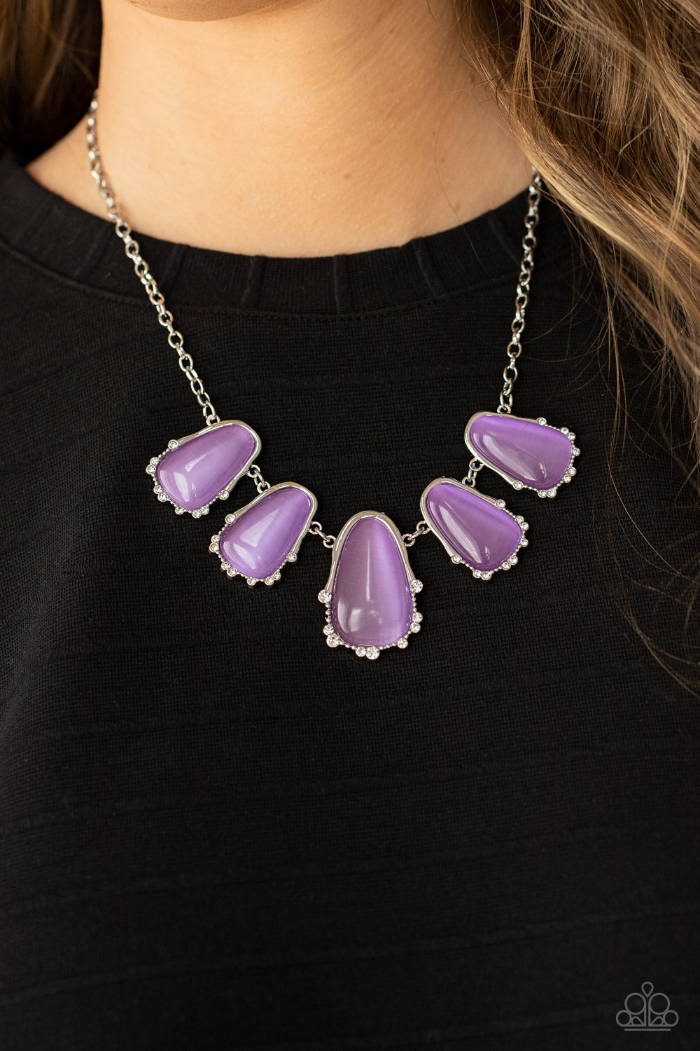 Newport Princess - Purple Necklace - Paparazzi Accessories