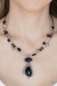 Discovering New Destinations - Black Necklace - Paparazzi Accessories