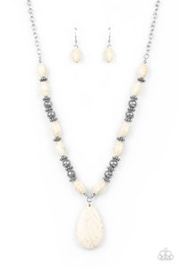 blazing-saddles-white-necklace-paparazzi-accessories