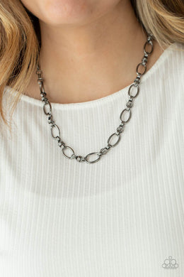 Defined Drama - Black Necklace - Paparazzi Accessories