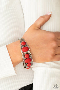 Southern Splendor - Red Bracelet - Paparazzi Accessories