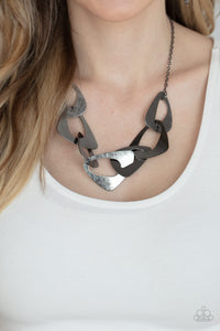 Guide To The Galaxy - Black Necklace - Paparazzi Accessories