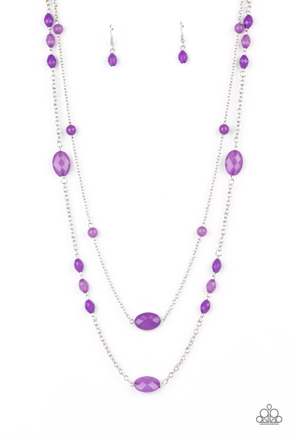 Purple Pearls Layered Necklace, Beadwork Bib in Deep Royal Purple, Dark  Amethyst Purple Long Necklace, Handmade Artisan Original