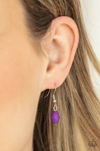 Day Trip Delights - Purple Necklace - Paparazzi Accessories