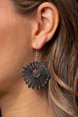 SPOKE Too Soon - Black Earrings - Paparazzi Accessories