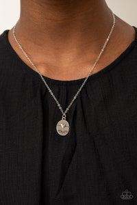 They Call Me Mama - Silver Necklace - Paparazzi Accessories