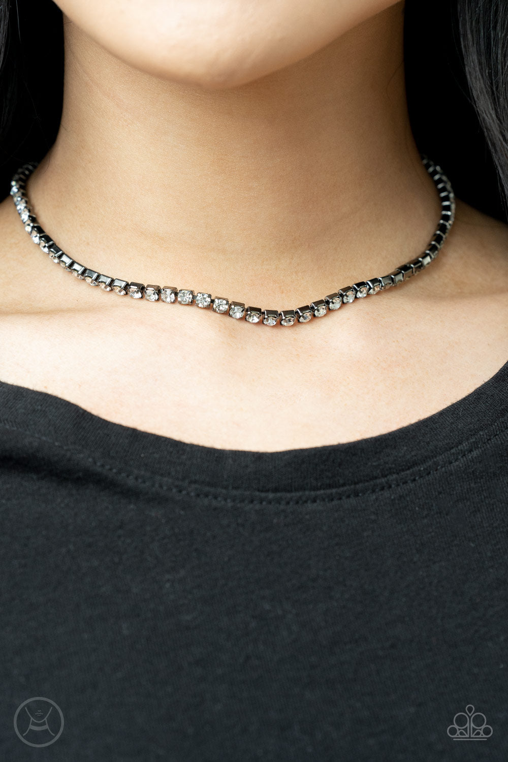 Starlight Radiance - Black Necklace - Paparazzi Accessories