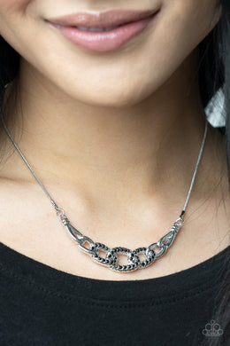 KNOT In Love - Black Necklace - Paparazzi Accessories