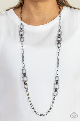 Have I Made Myself Clear? - Black Necklace - Paparazzi Accessories