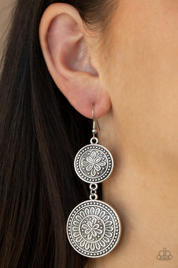 Road Trip Paradise - Silver Earrings - Paparazzi Accessories