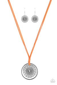 one-mandala-show-orange-necklace-paparazzi-accessories