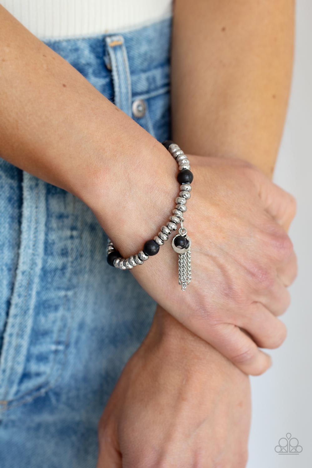 Whimsically Wanderlust - Black Bracelet - Paparazzi Accessories