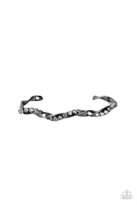 twisted-twinkle-black-bracelet-paparazzi-accessories