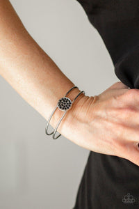 Dial Up The Dazzle - Black Bracelet - Paparazzi Accessories - Sassysblingandthings