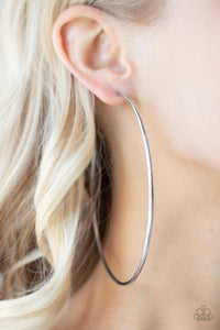 Colossal Couture - Silver Earrings - Paparazzi Accessories