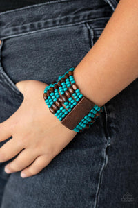 Tropical Nirvana - Blue Bracelet - Paparazzi Accessories