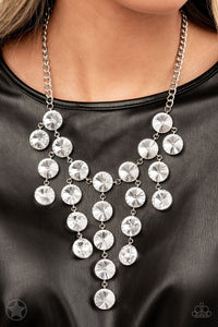 Spotlight Stunner - White Necklace - Paparazzi Accessories