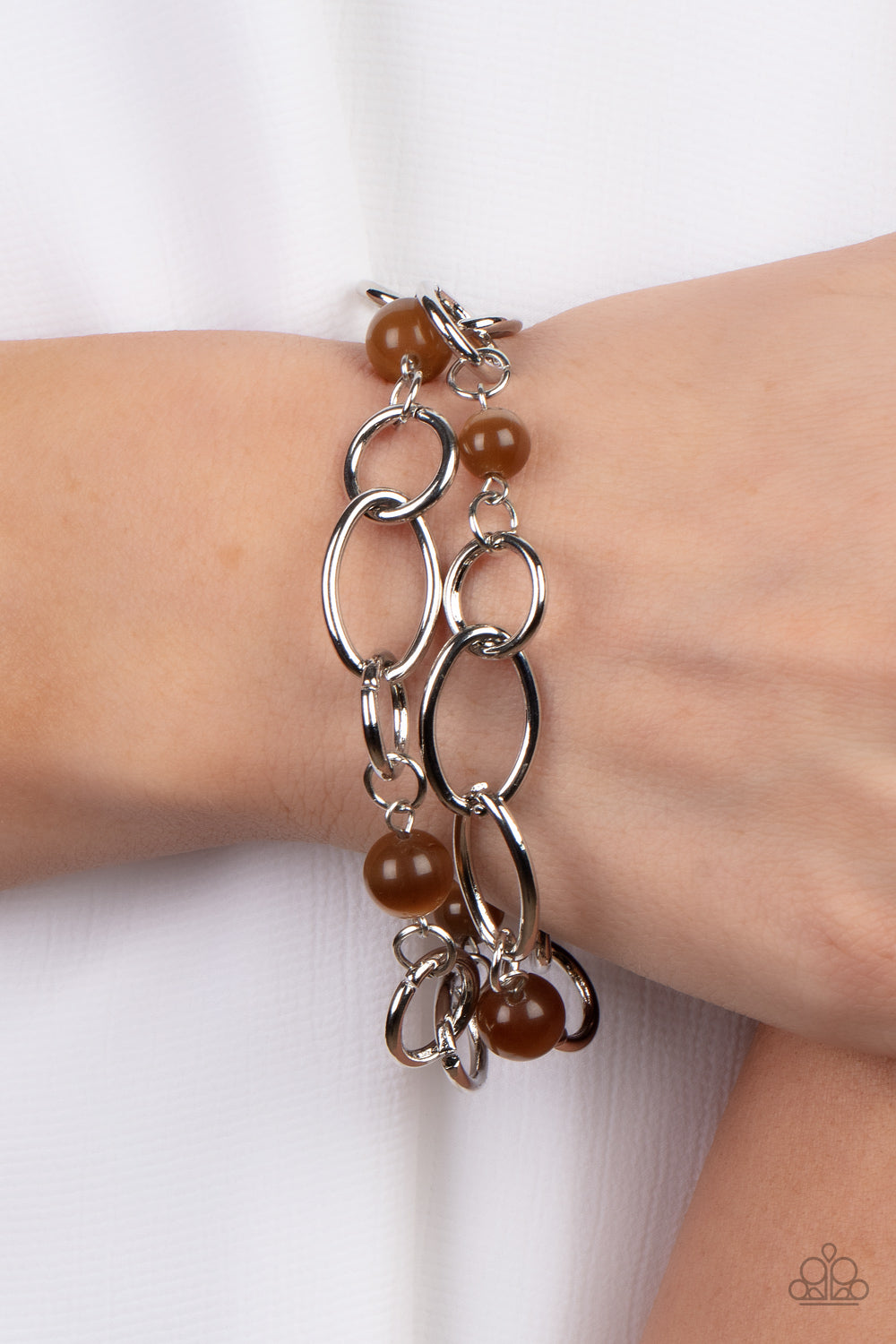 Delightfully Daydreamy - Brown Bracelet - Paparazzi Accessories